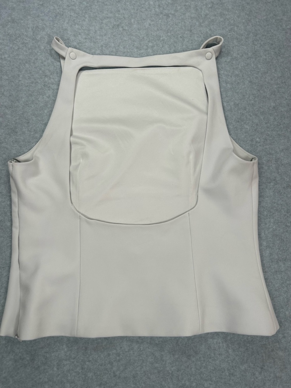 Zara Cream Open-Back Tank & Shorts Sleep Set - Picture 5 of 9